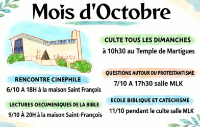 Mois d&rsquo;octobre